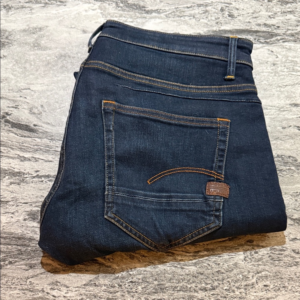 G-Star Men's Dark Blue Skinny Jeans